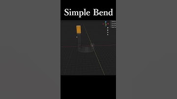 blenderのSimple Bendというオブジェクトを曲げるアドオンの動作紹介動画です。概要欄にURLあります。#blender #addon #Kushiro