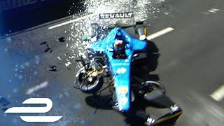Huge Sébastien Buemi Crash In Montreal - Formula E