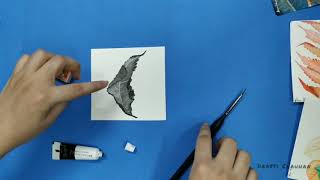 #tutorial #leaf #leaftutorial Painting Leaf | Season 1| Episode 1| Black Walnut leaf