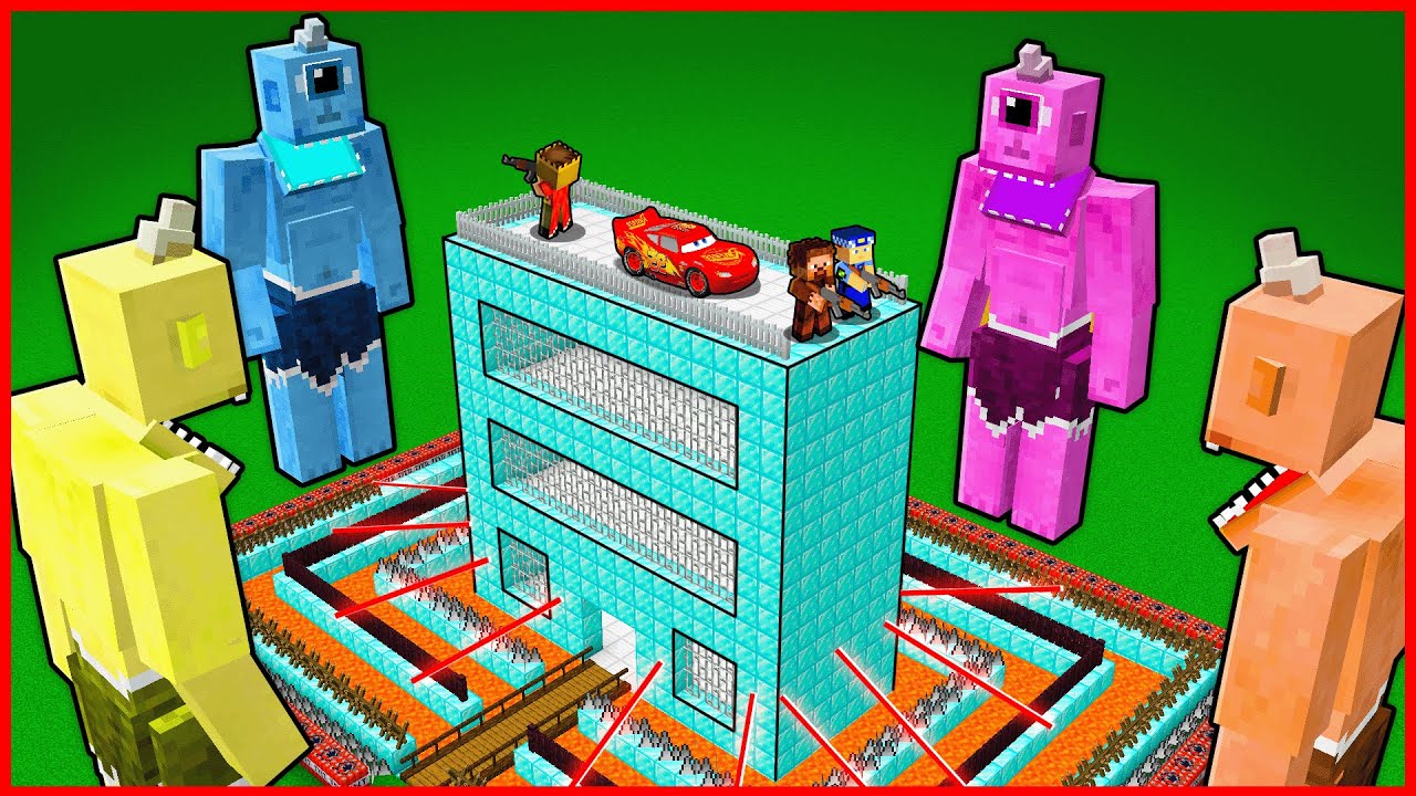 TEPEGÖZ AİLESİ VS GÜVENLİ EV! 😂 - Minecraft