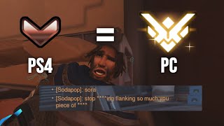 Console Player Tries PC, Makes PC Players TILT on Overwatch