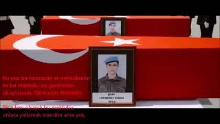 Şehi̇t Jandarma Er Murat Akman. Mektubu