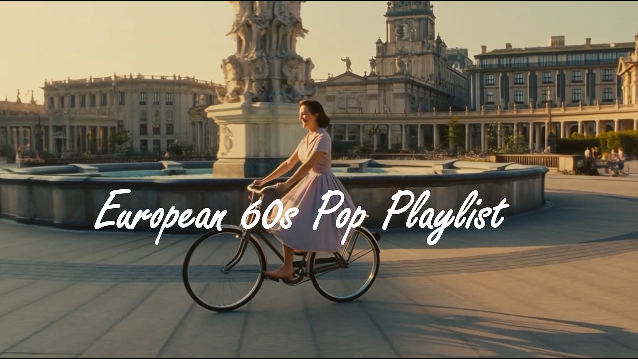 자전거 타고 떠나는 60s 로맨스 🎞 1950s European Romance 🎬 | Vintage Love Playlist 햇살 가득 유럽 광장