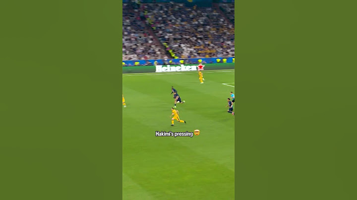 Hakimi's pressing 🤯 - PSG vs Inter Milan