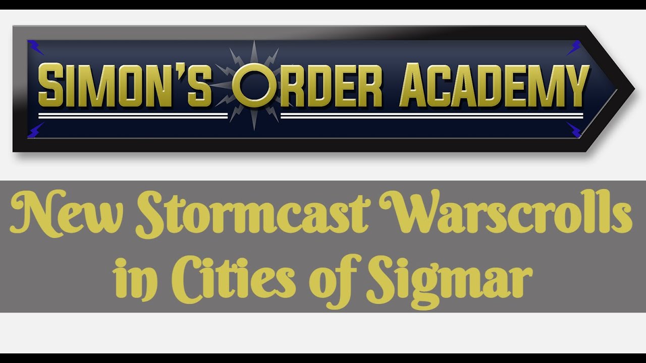 Using Stormcast Eternals Warscrolls in your Cities of Sigmar Army