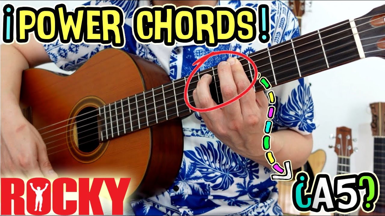 Qué son los power chords y de donde vienen? Con el tema de Rocky para  ilustrarlo (Eye of the tiger) - YouTube