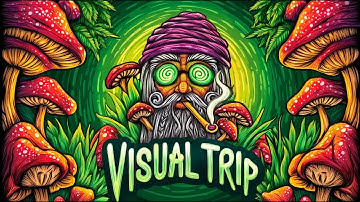 Psy Dub Visual Trip | Psychedelic Wizard’s Forest | Magic Mushroom Animation