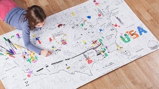 The biggest darn coloring book you’ve ever seen.