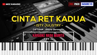 CINTA RET KADUA - NADA WANITA | KARAOKE POP MANADO | FREE MIDI | KARAOKE HD | MOZ KARAOKE