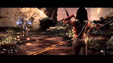 Mortal Kombat X Raiden vs Mileena Intro #1