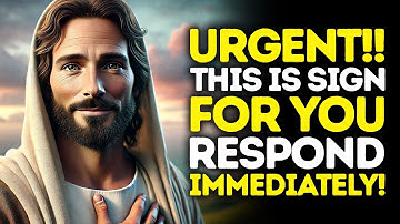 God Says: URGENT This Is Sign For You Respond IMMEDIATELY | God Message Today | Gods Message Now...
