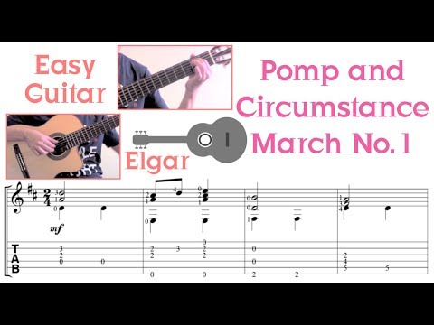 Pomp and Circumstance March /Elgar (Easy Guitar)