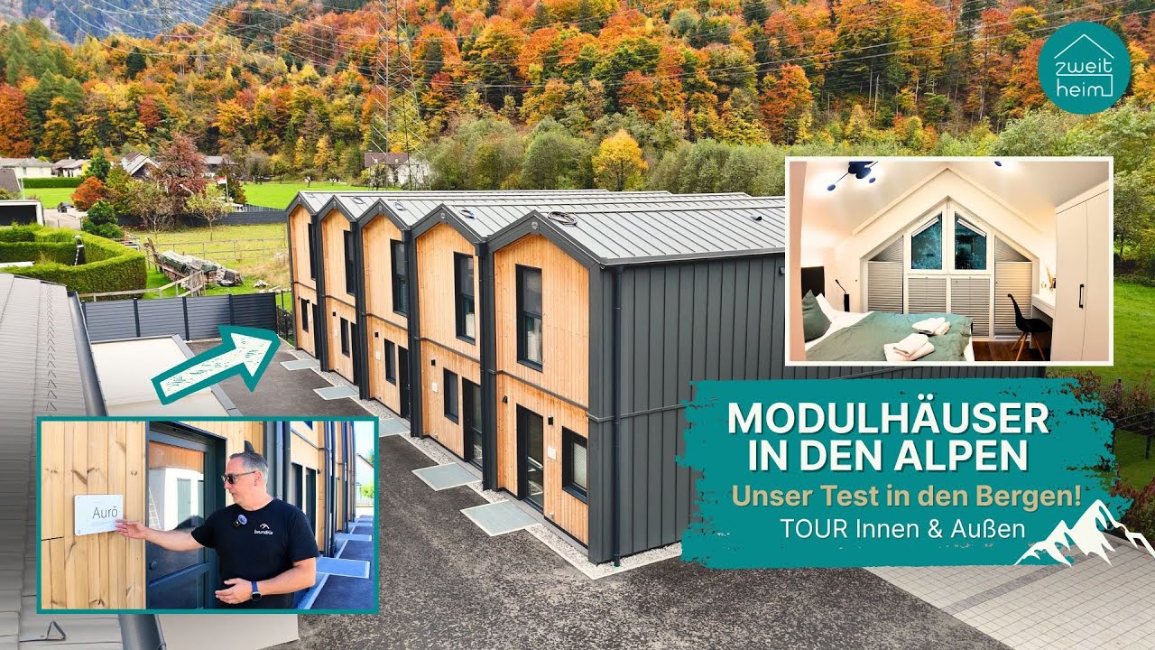 Zweistöckige Modulhäuser in Österreich – komplette Tour + Investor-Einblicke & Projektbegleitung 🏔️