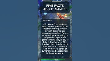 FIVE FACTS ABOUT GAMEFI [E] #finance #investment #crypto #reels #shortsyoutube #defi #facts #btc