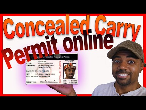 Concealed carry permit - Get a concealed carry permit online - Gun permit online * NEW for 2021 *