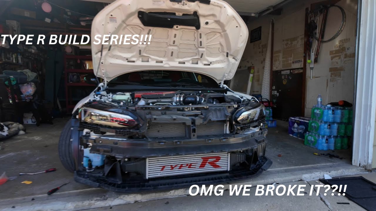 PAINTING MY TYPE R INTERCOOLER - Civic FL5 Type R Build Part 5 - YouTube