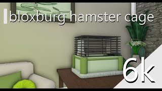 bloxburg hamster cage | tutorial