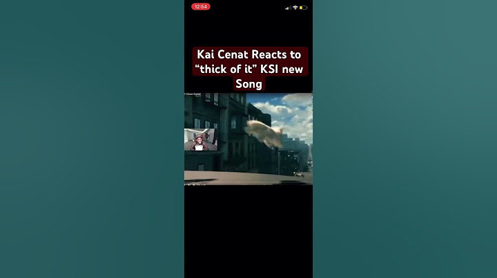 Kai Cenat Reacts to  “thick of it” KSI new Song