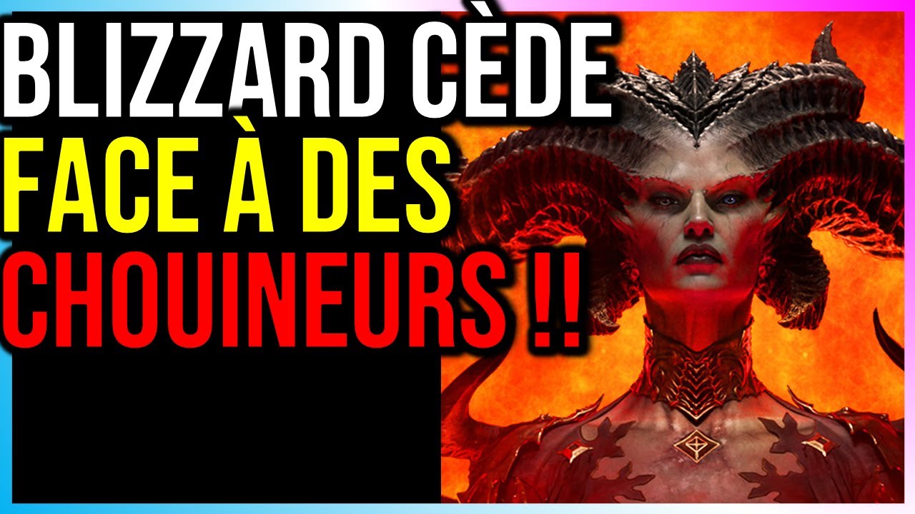 DIABLO 4: Blizzard cède à une polémique ridicule !