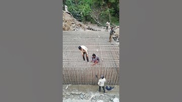 20M Span Bridge Foundation Top Reinforcement #Mayapur_Bridge_Construction