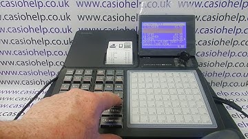 How To Use A Scanner With The Casio SR-C550 Cash Register