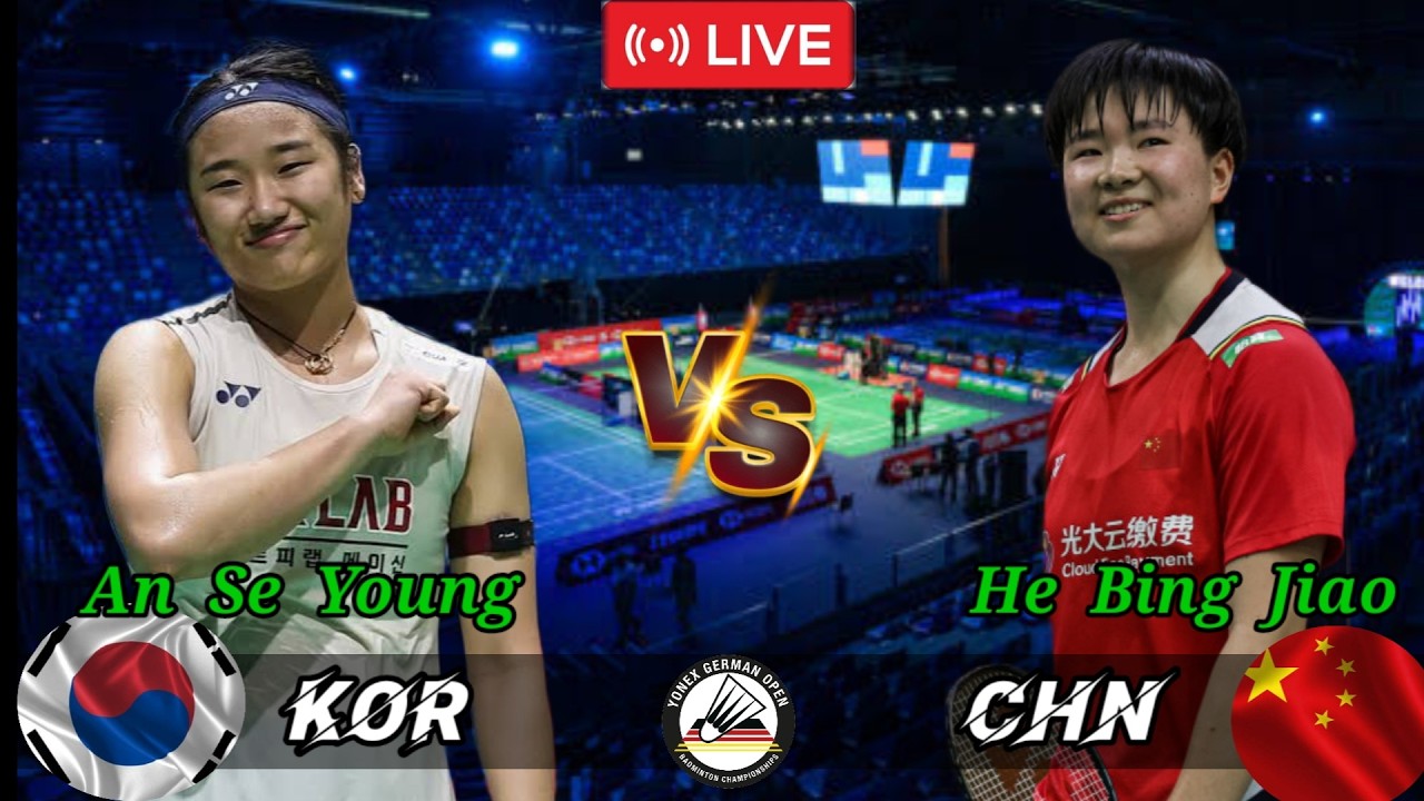 Превосходный 🔥 Ан Се Ён (Южная Корея) против Хэ Бин Цзяо (Китай) на Открытом чемпионате Германии по