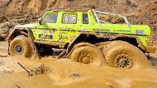 Mud Pit Madness: RC Cars Face Off in the Goo!