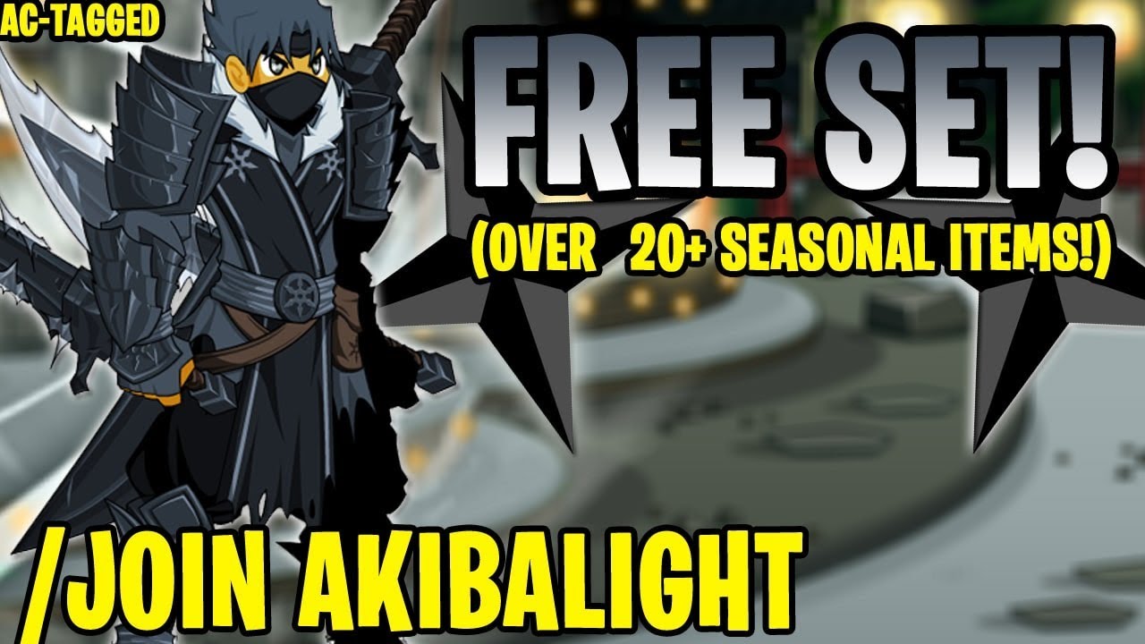 AQW FREE SET! /JOIN AKIBALIGHT (Frost Blademaster Set) (ACTAGGED