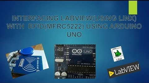 Interfacing Labview with rfid using Arduino uno