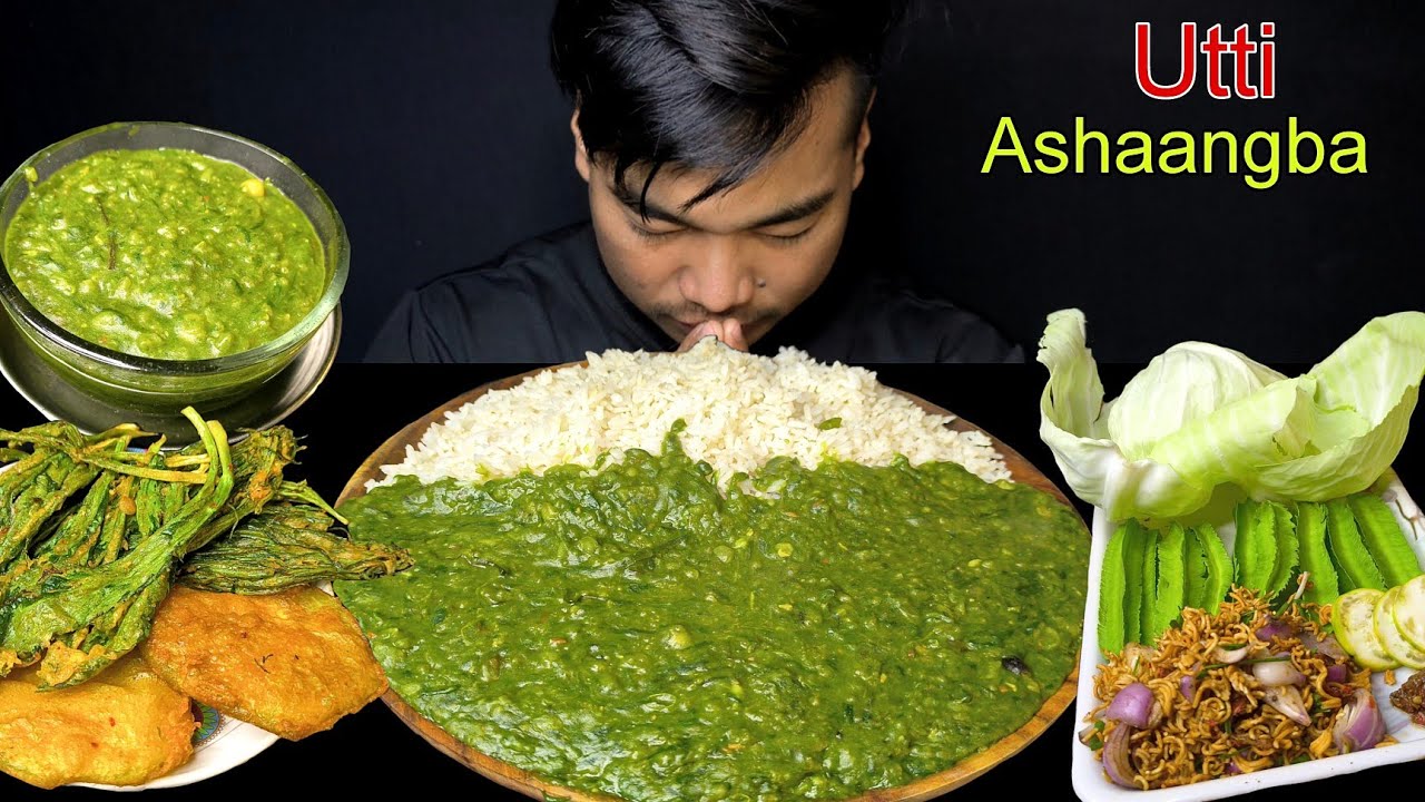 Manipur Traditional Dish (Utti Ashaangba)||Singju,Bora,Umorok Metpa 🥵//