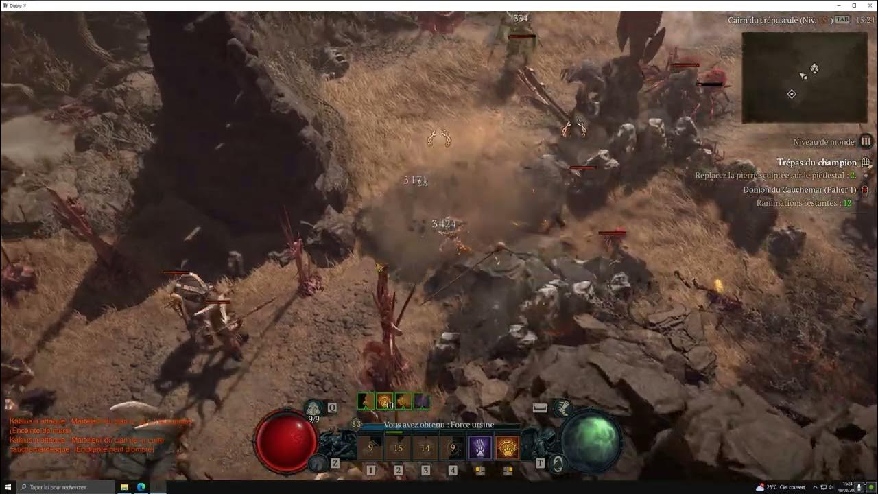 Diablo 4 Saison 5 Donjon Cauchemar Palier 1 ( Druide 53 ) YouTube