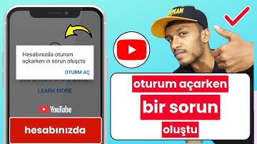 YouTube hesabınızda oturum açarken bir sorun oluştu | YouTube oturum açma sorunu