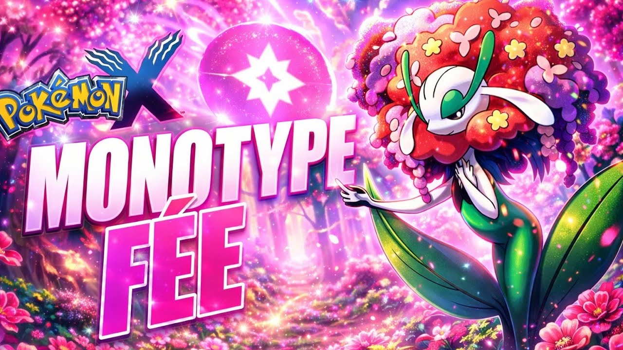 Je dois finir Pokémon X, mais en Monotype FÉE !