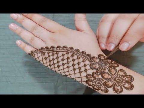 Repeat Eid Rakhi Special Stylish Mehndi Design For Back Hand