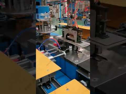 how to do cable wire coiling and strapping by packing line automatically | FHOPE