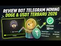 Bisa WD atau Bohong?! 🤔 Bot Mining Telegram DOGE & USDT Ini Beneran Bayar?