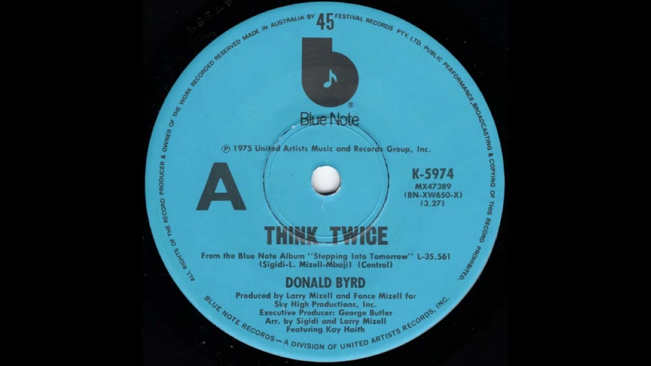 Donald Byrd - Think Twice (1975) - YouTube
