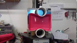 Material Testing Side Compression of Plastic Tub