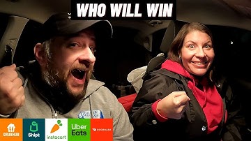 Surviving Horrible Weather | Doordash, UberEats, Grubhub, Instacart Multi-App Ride-Along