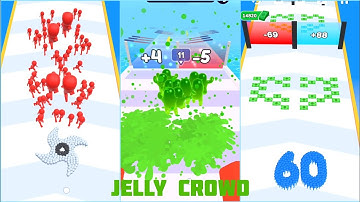 crowd number run 3d vs join blob clash 3d fun games calm gameplay max level