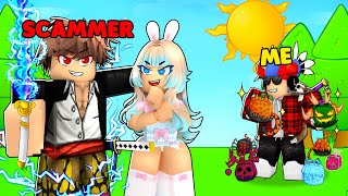 Her TOXIC Brother Tried To SCAM Me, So I Did THIS... (ROBLOX BLOX FRUIT)