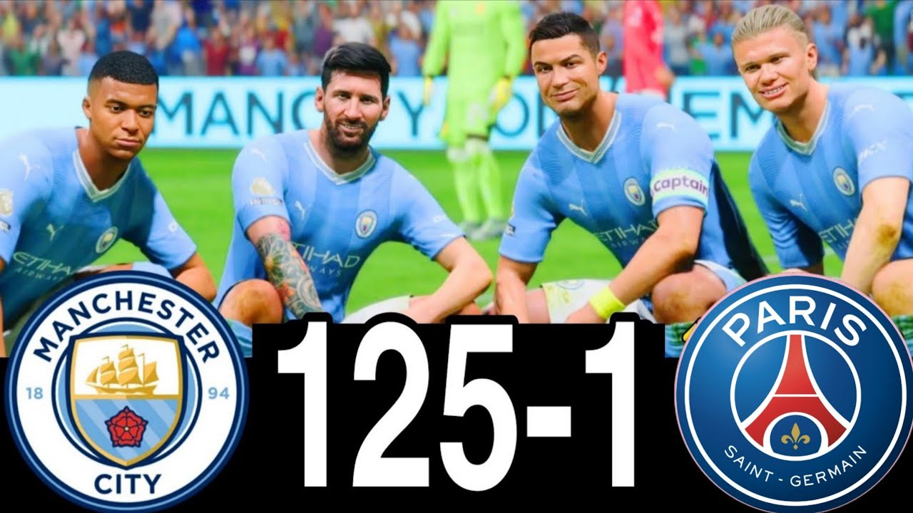 FC 25 -MESSI RONALDO NEYMAR & MBAPPE | ALL 1 FC 25 -MESSI RONALDO NEYMAR & MBAPPE | ALL STARS | AL NASSR 100-0 MANCHESTER UNITED