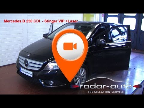 Installation Service Radarwarner Radar Detector Detecteurs De Radar Mercedes B250 Cdi Youtube