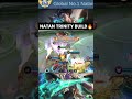 TOP 1 GLOBAL NATAN TRINITY BUILD=MANIAC🔥🔥🔥  #shorts