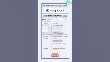 Cognizant Recruitment | Non-Voice Process | Chat Support
