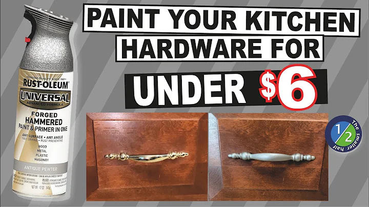 Painting Cabinet Pulls Save $$! DIY Painting Door Handles Rust-oleum