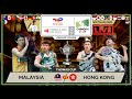 Malaysia  vs hong kong china  live thomas cup 24  gs  darences watchalong