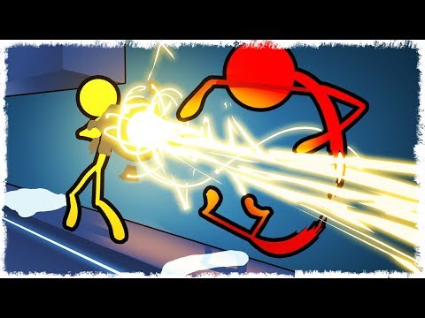 Видео: БЕГИ!!! У НЕГО ЛАВА-ПУШКА!!! УГАР STICK FIGHT THE GAME!!!