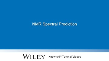 NMR Spectral Prediction in Wiley