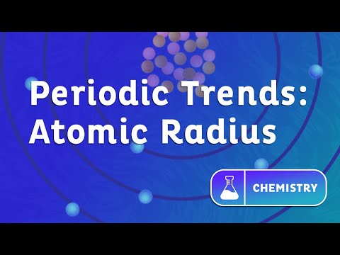 Periodic Trends: Atomic Radius